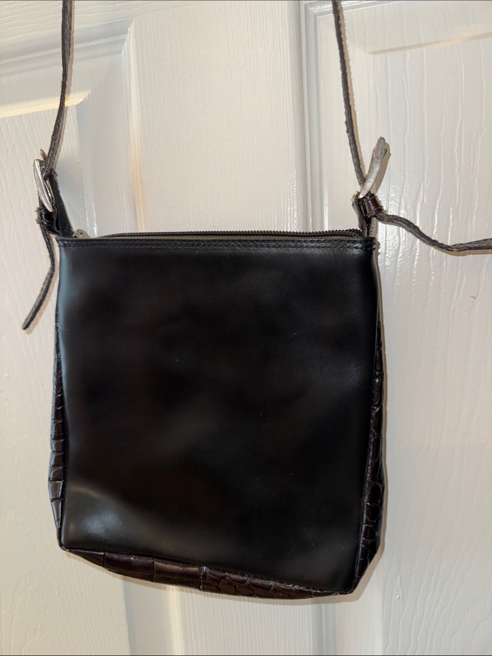 Harold Powell Black Crossbody Bag by
